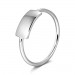 Engraved Promise Ring Silver