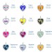 Aquarius - Personalized Heart Photo  Necklace